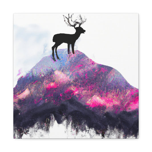 Peaceful Forest Deer - Canvas