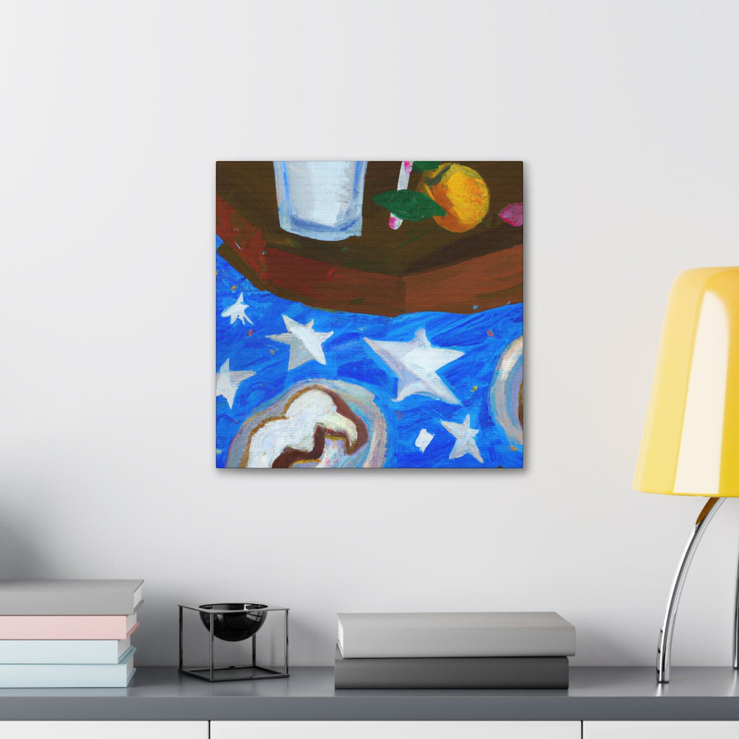 "Milk and Cookie Munch" - Canvas