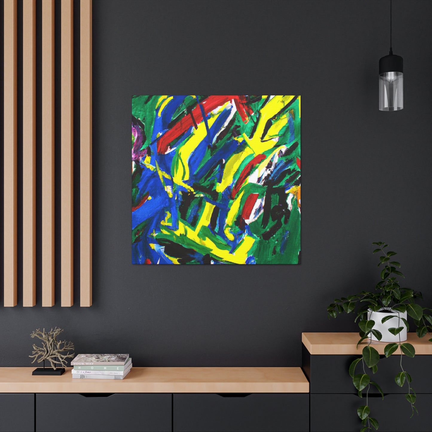 "Turbulent Emotional Swirls" - Canvas