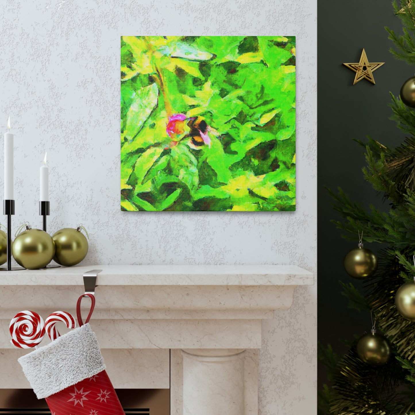 Bumblebee In Impressionism - Canvas