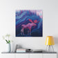 Moose in Art Deco - Canvas