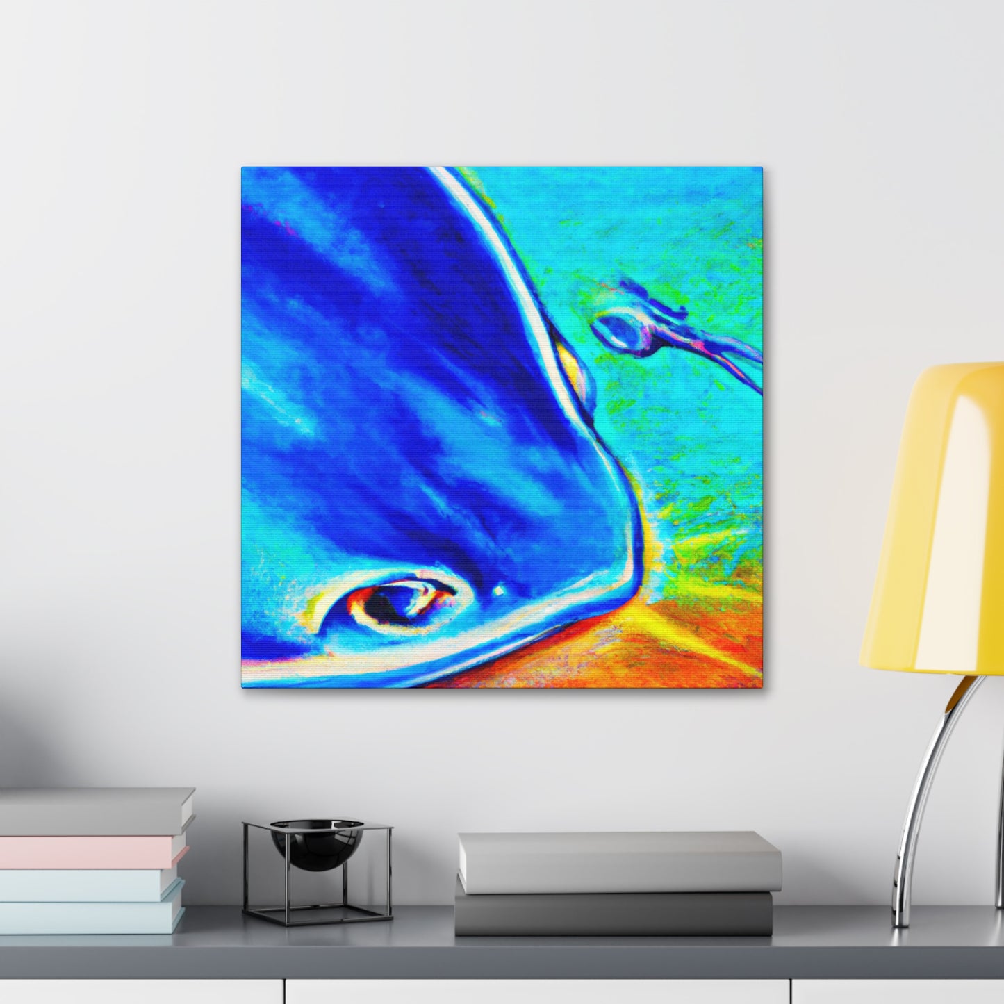 Stingray in Hyperrealism - Canvas