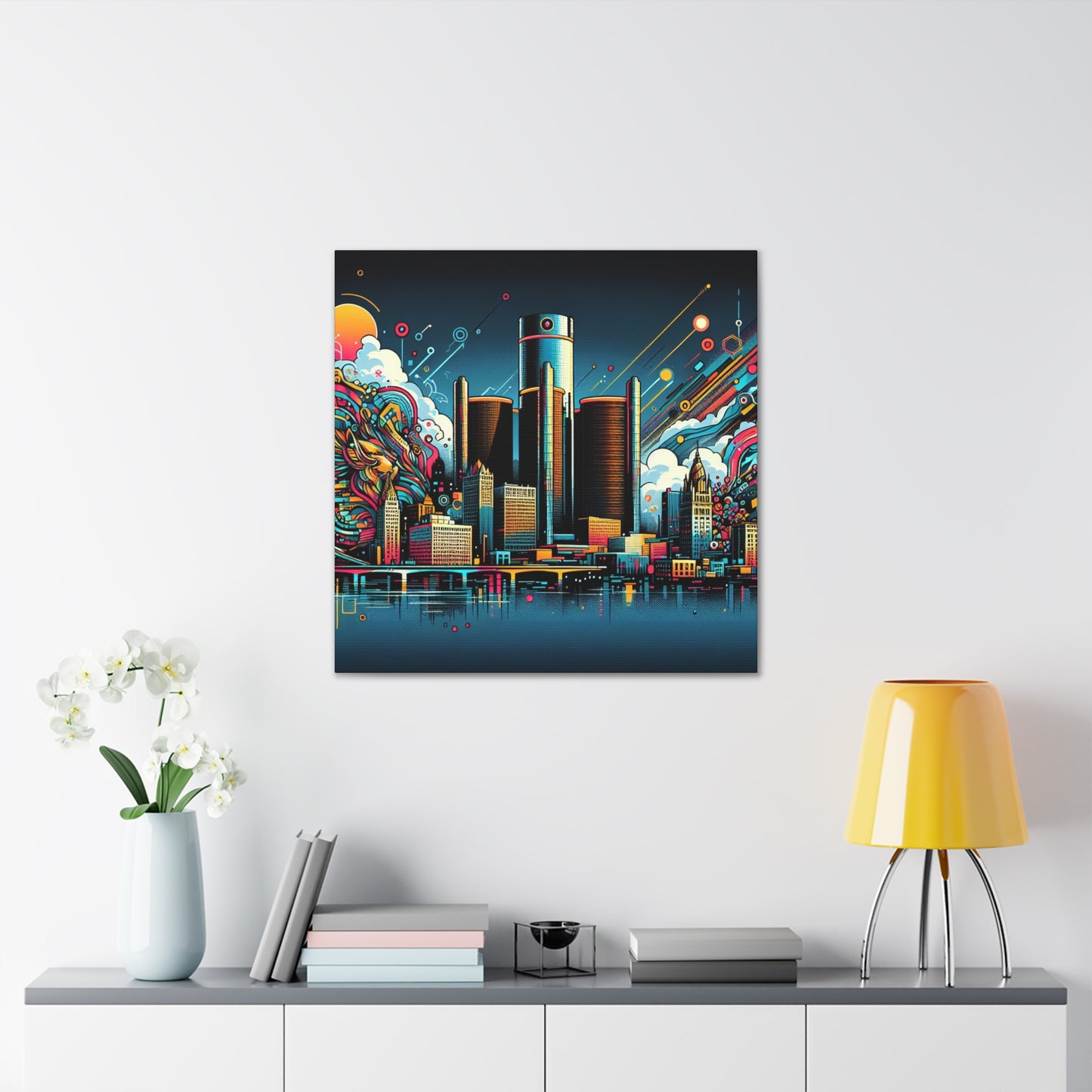 Motor City Graffiti Revival - Canvas