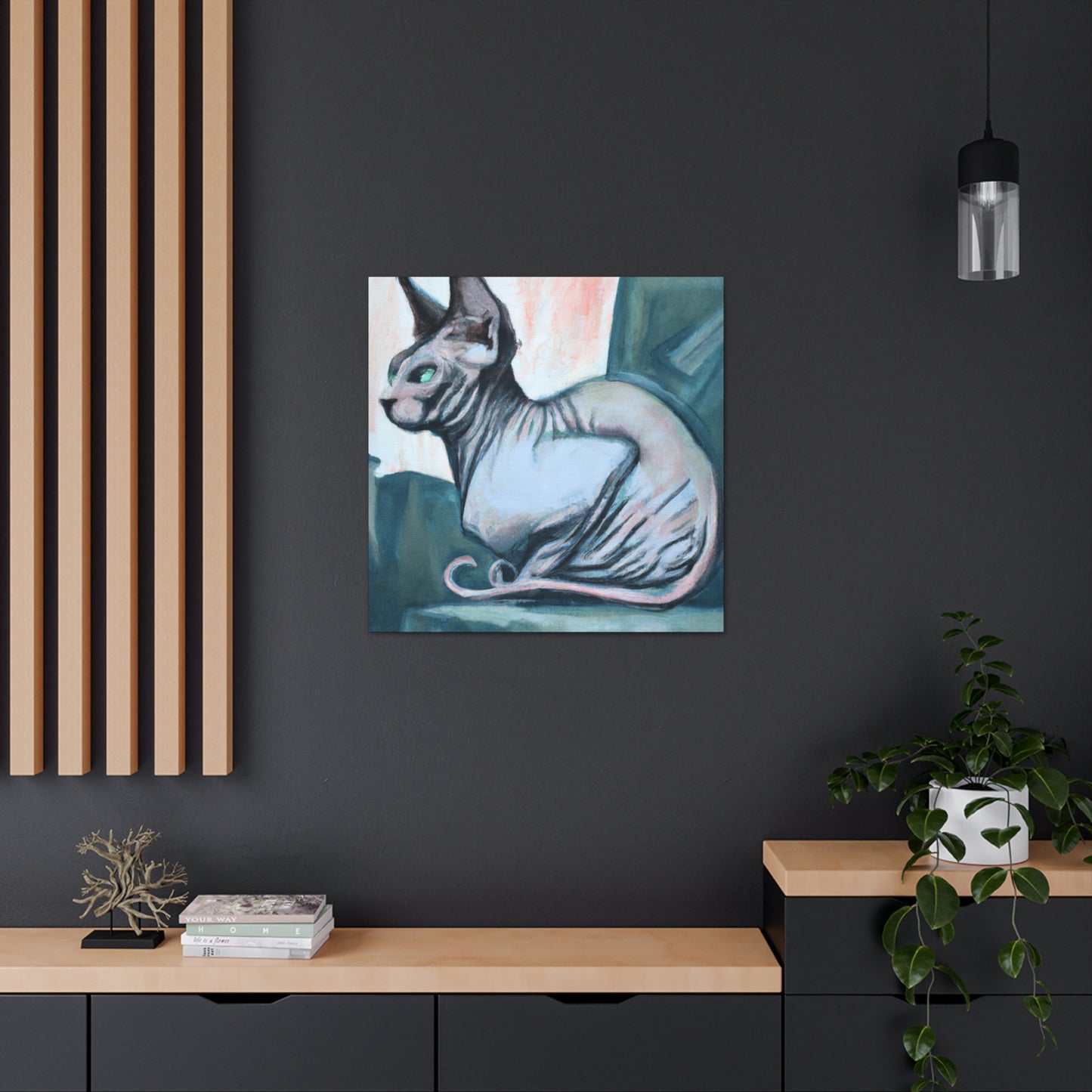 Mysterious Sphynx Art - Canvas