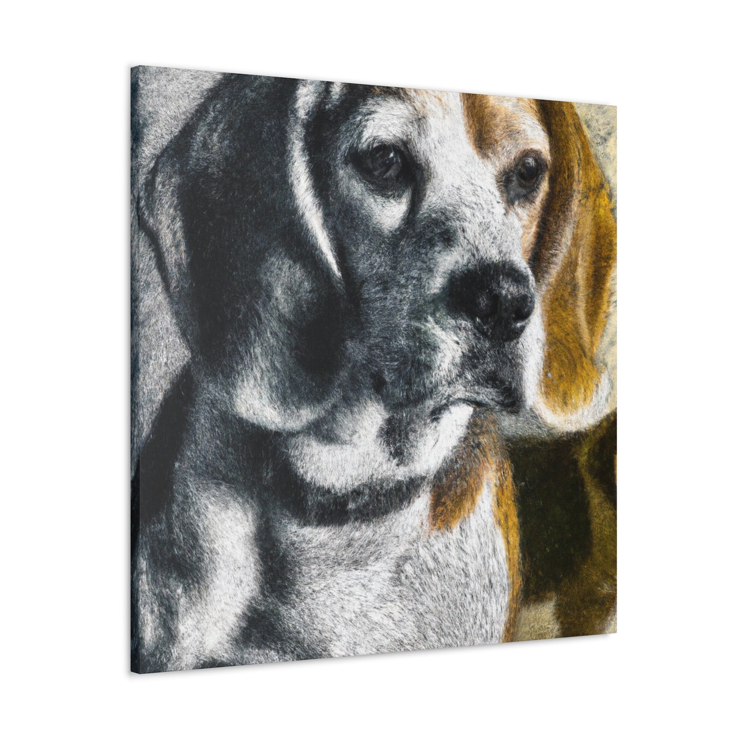 Beagle in Hyperrealism - Canvas