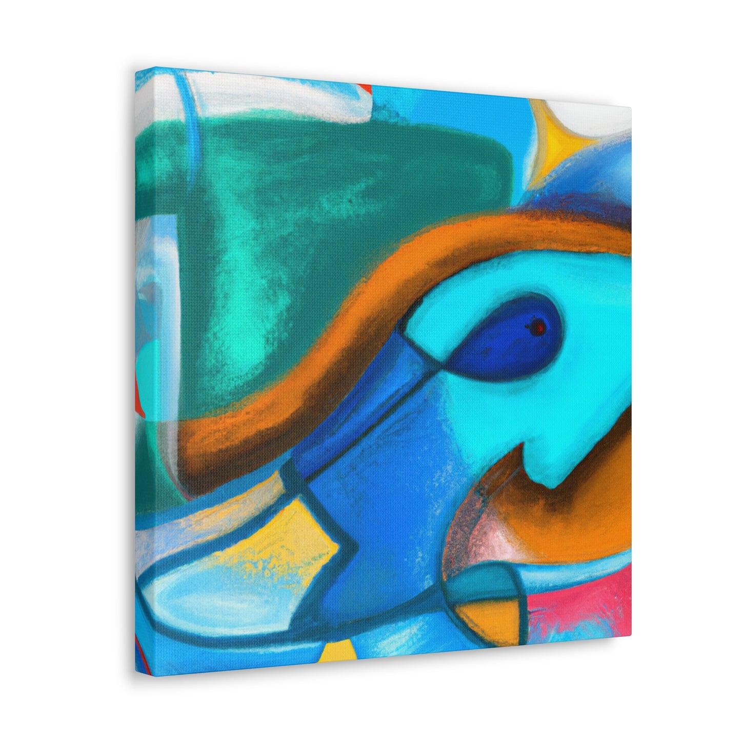 "Walleye in Abstract Form" - Canvas