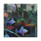 "Neon Tetra Glistening" - Canvas