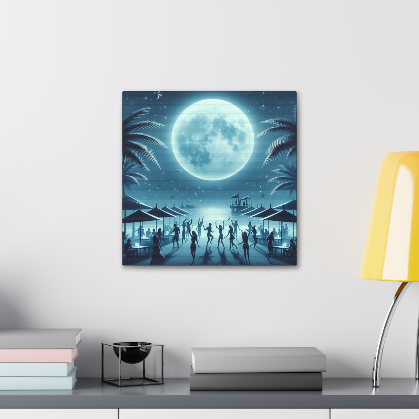 "Luminous Nocturnal Celebration" - Canvas