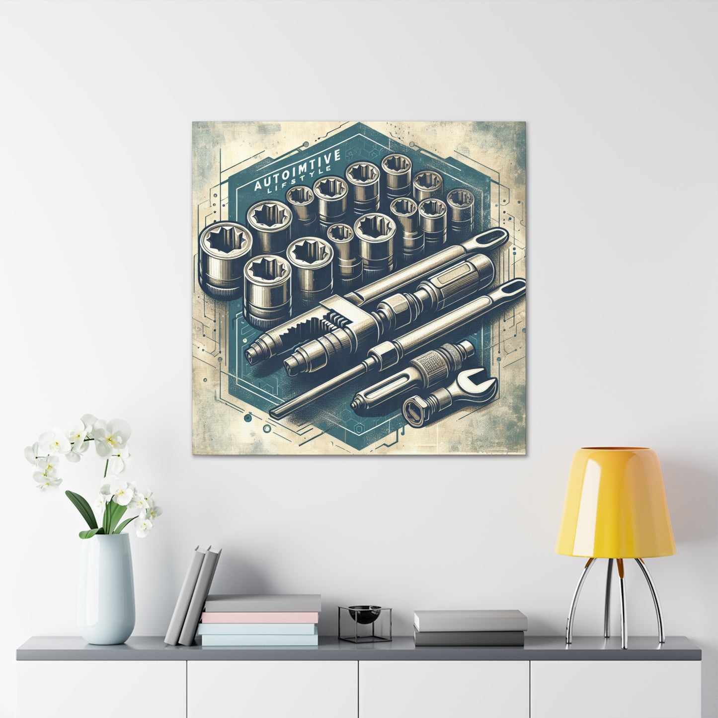 "Mechanical Harmony Unleashed" - Canvas