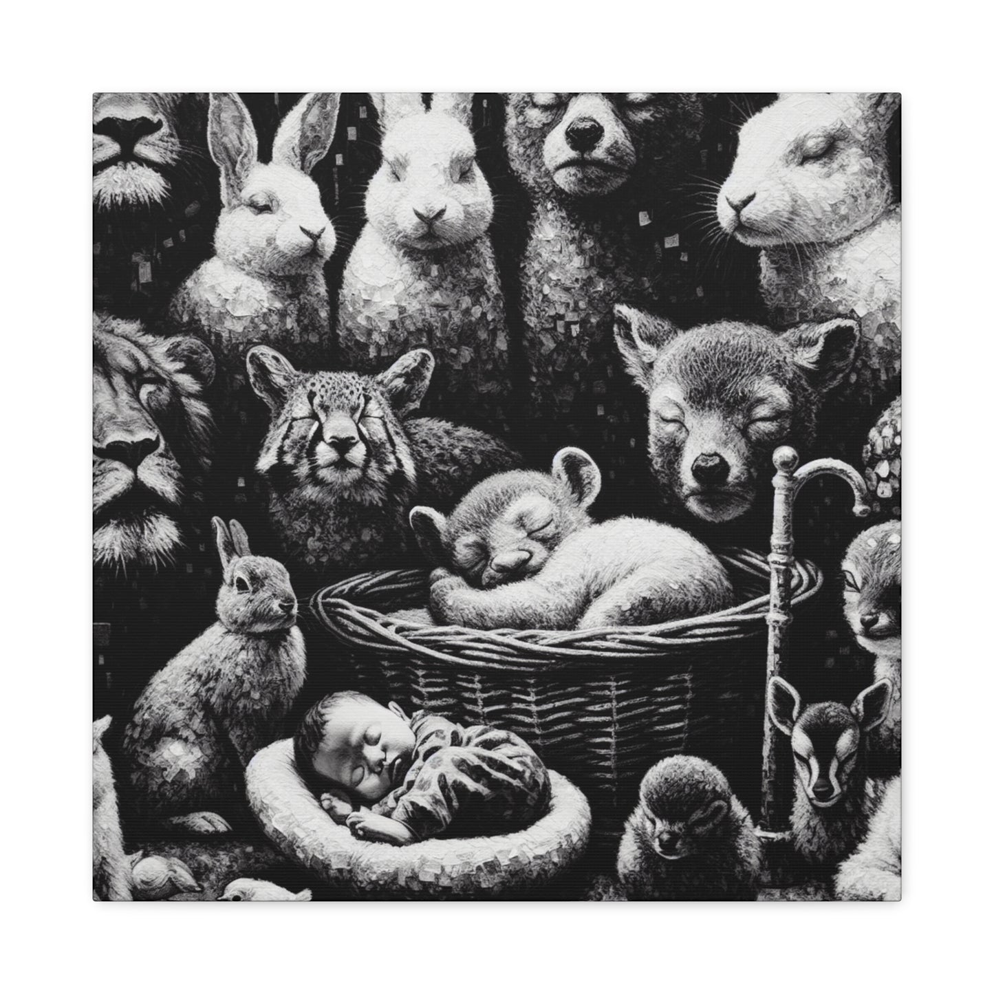 Dreaming Forest Creatures - Canvas