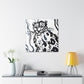 Snow Leopard Splendor - Canvas