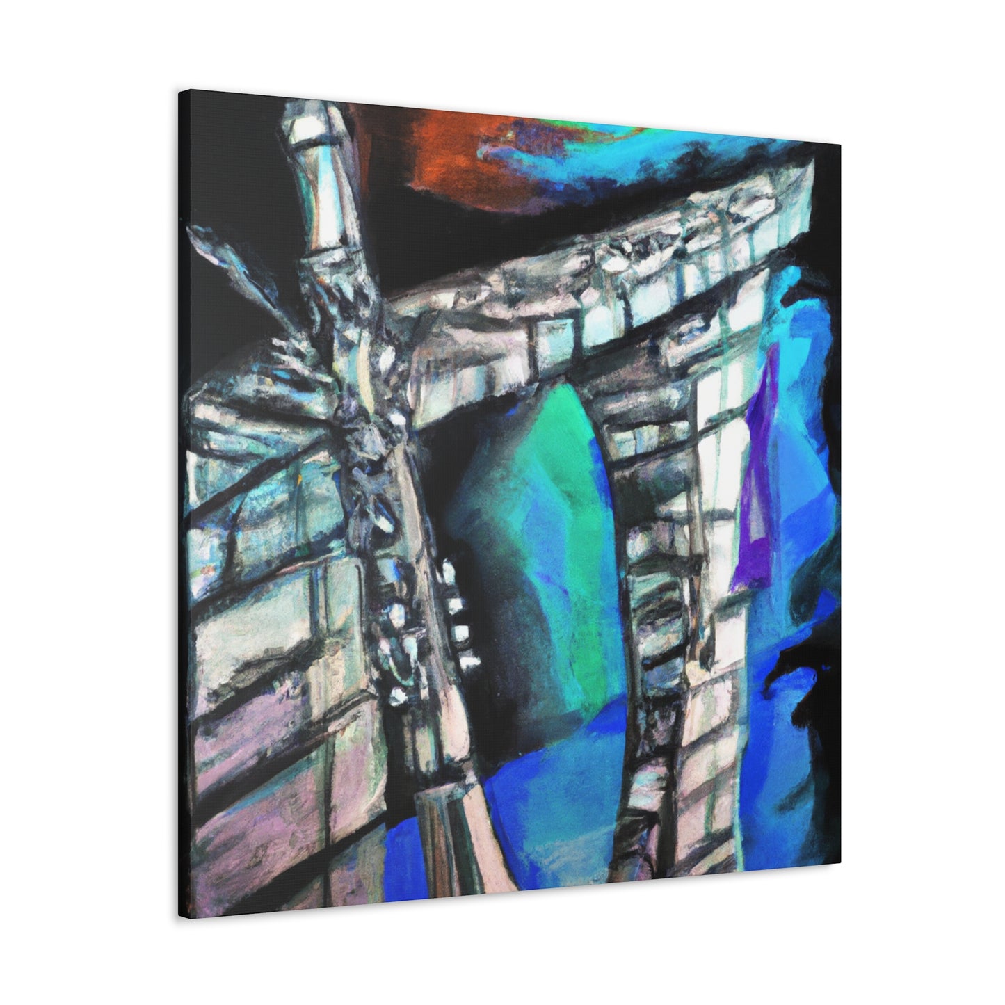 Painted Flute Melody - Canvas