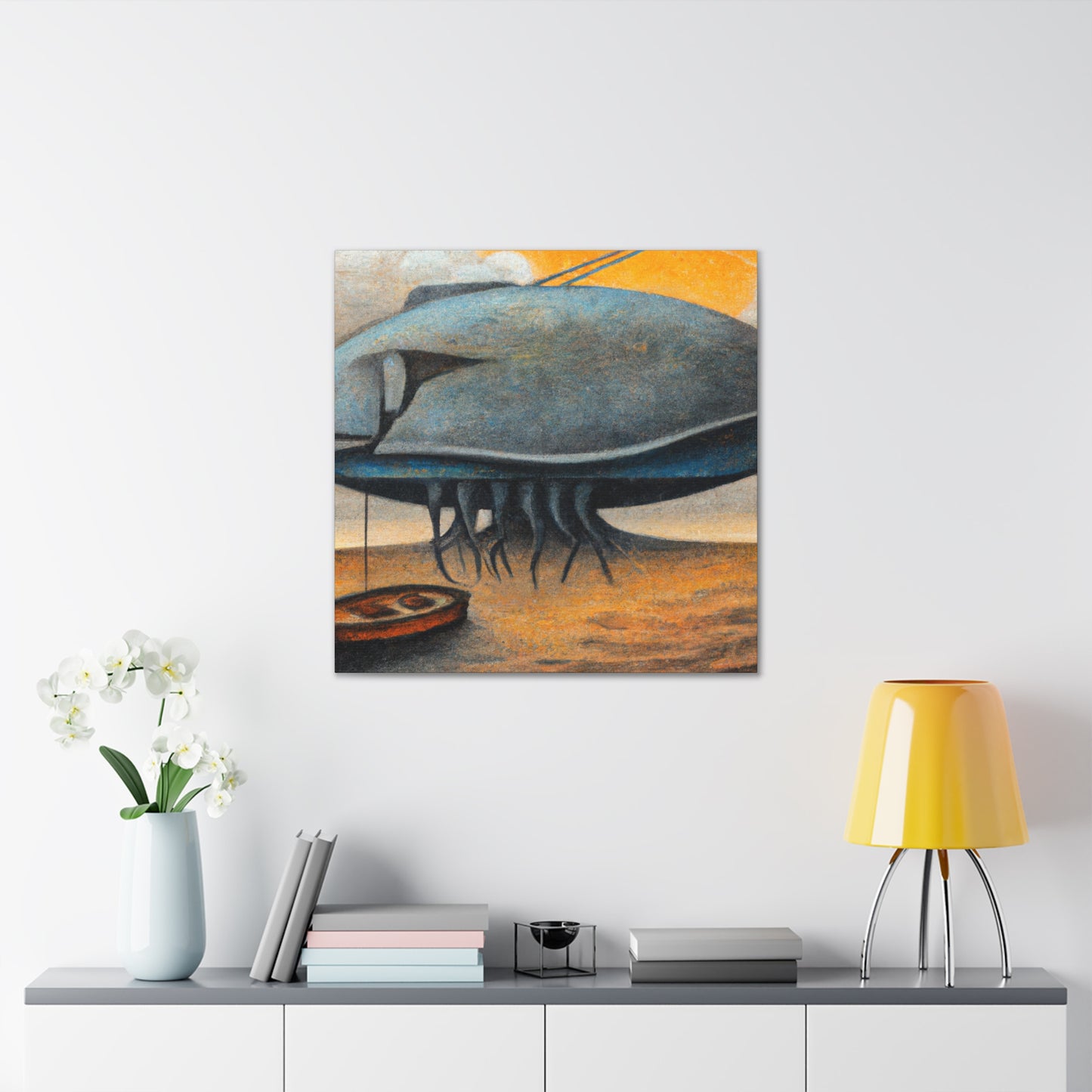 Bass Fishing Dreamscape - Canvas