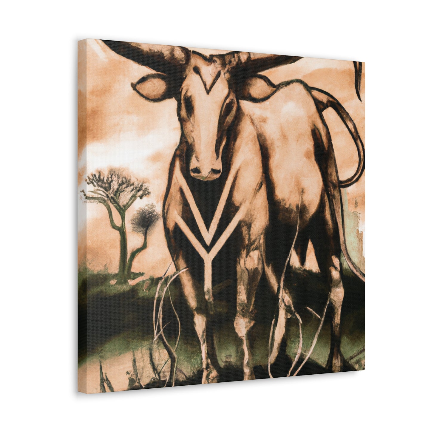 "Texas Longhorns Majestic Majesty" - Canvas