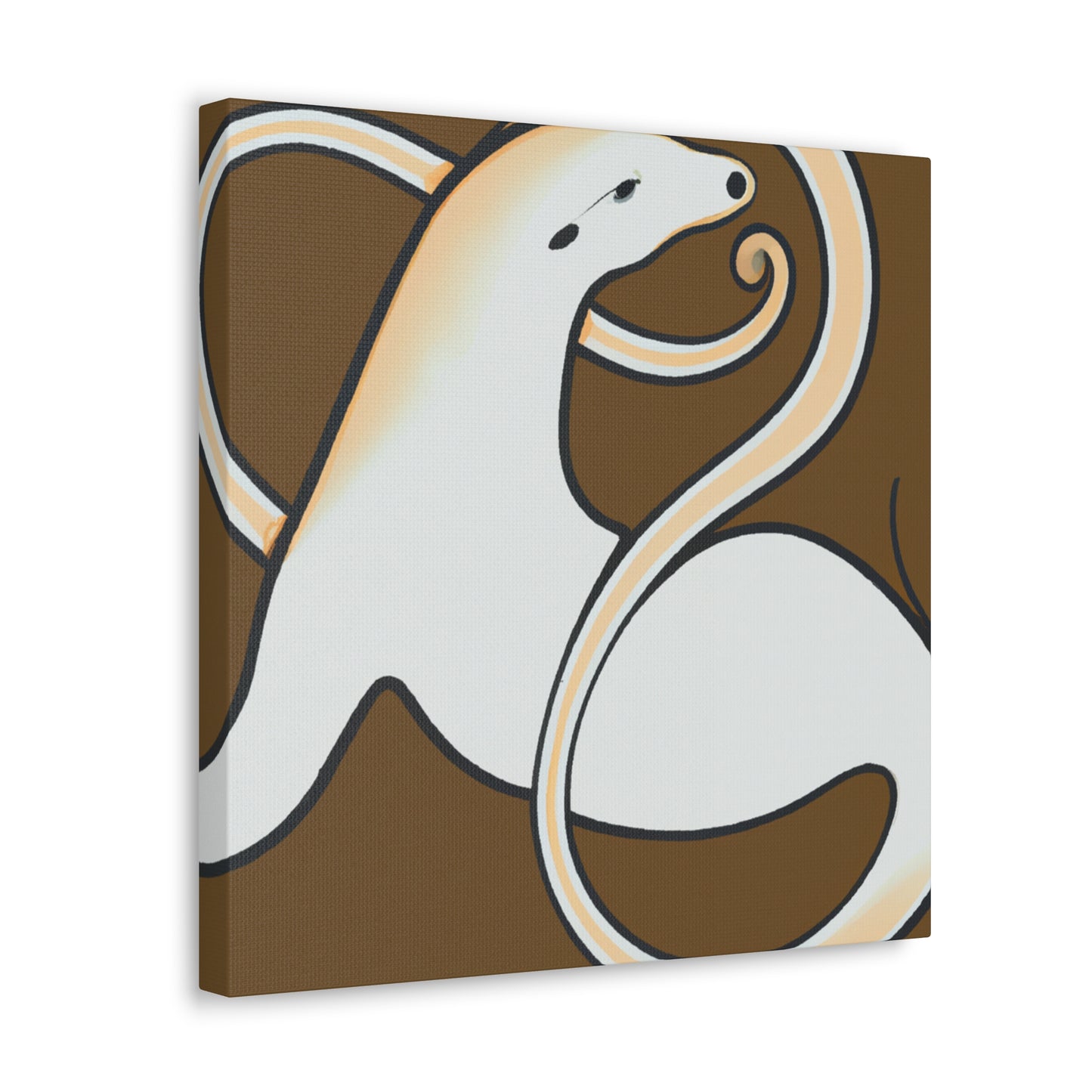 Ermine Elegance Glamour - Canvas