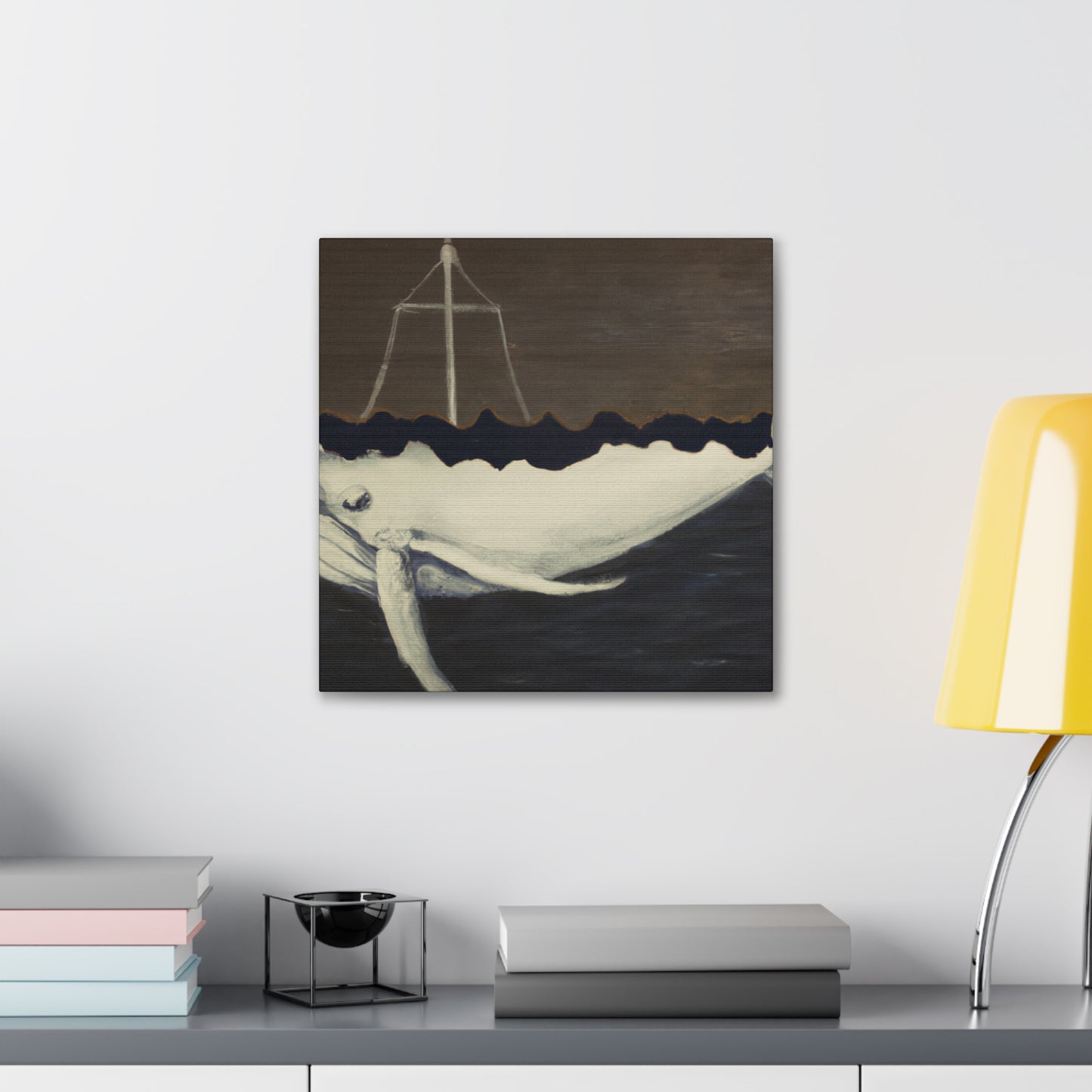 Whale in Reflection - Canvas