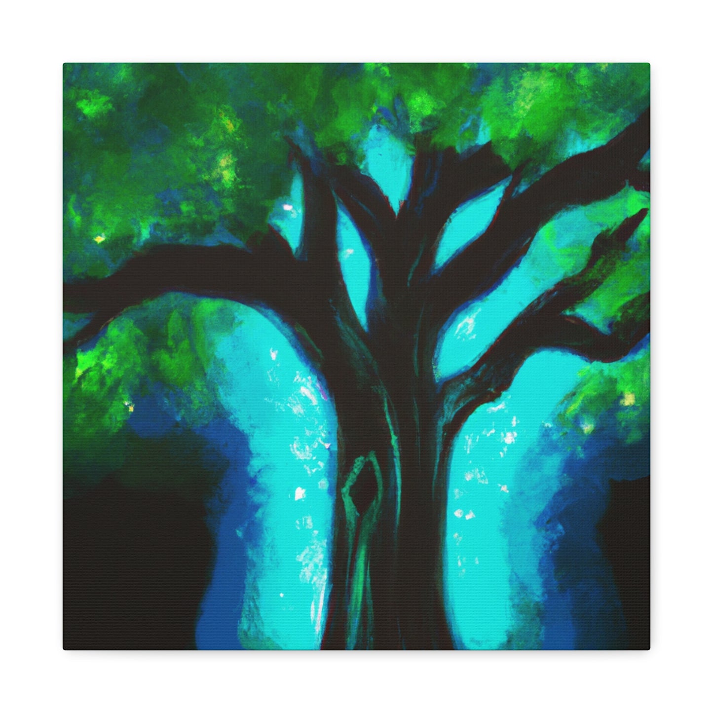 "Oak Tree Ode Variegata" - Canvas