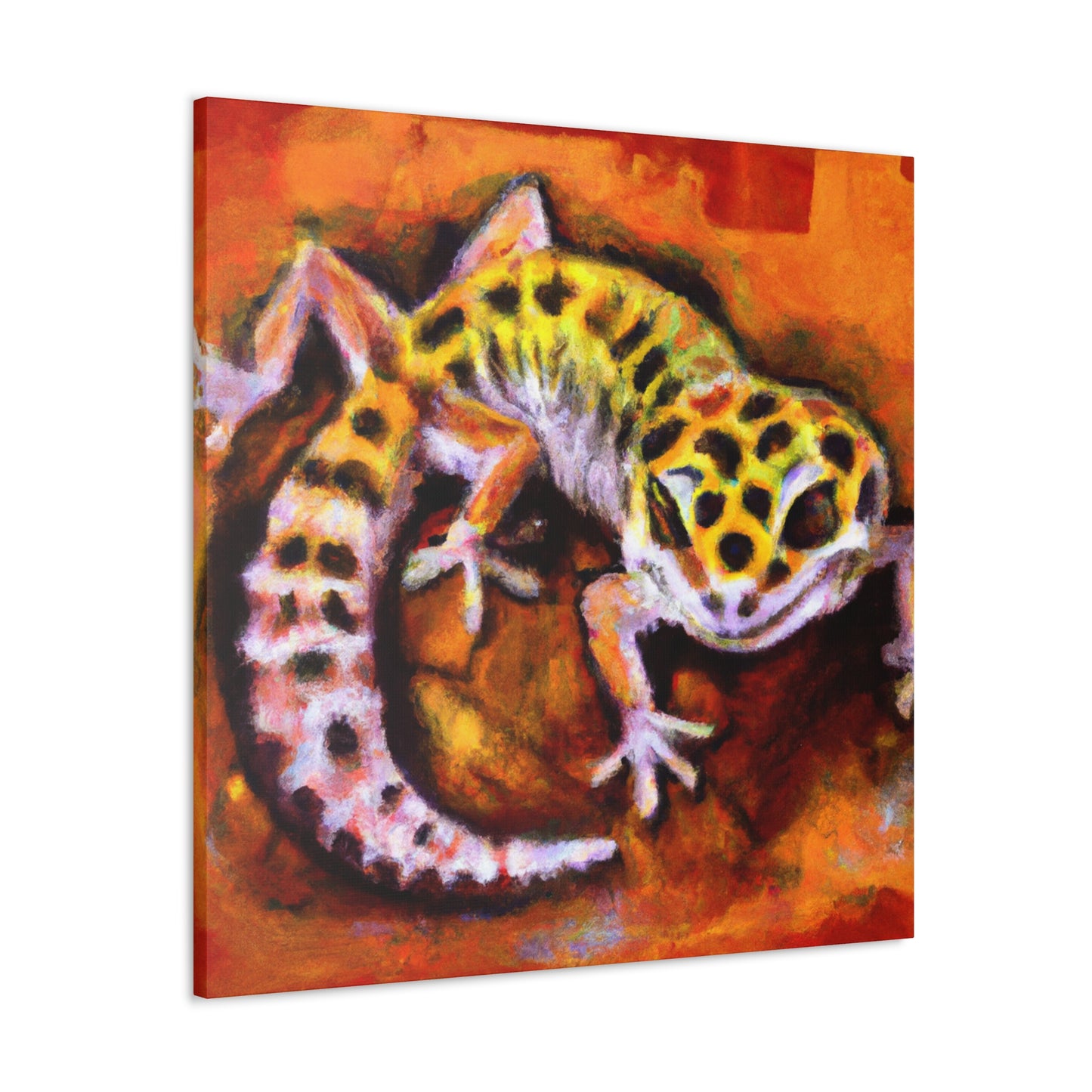 Leopard Gecko Reflection - Canvas