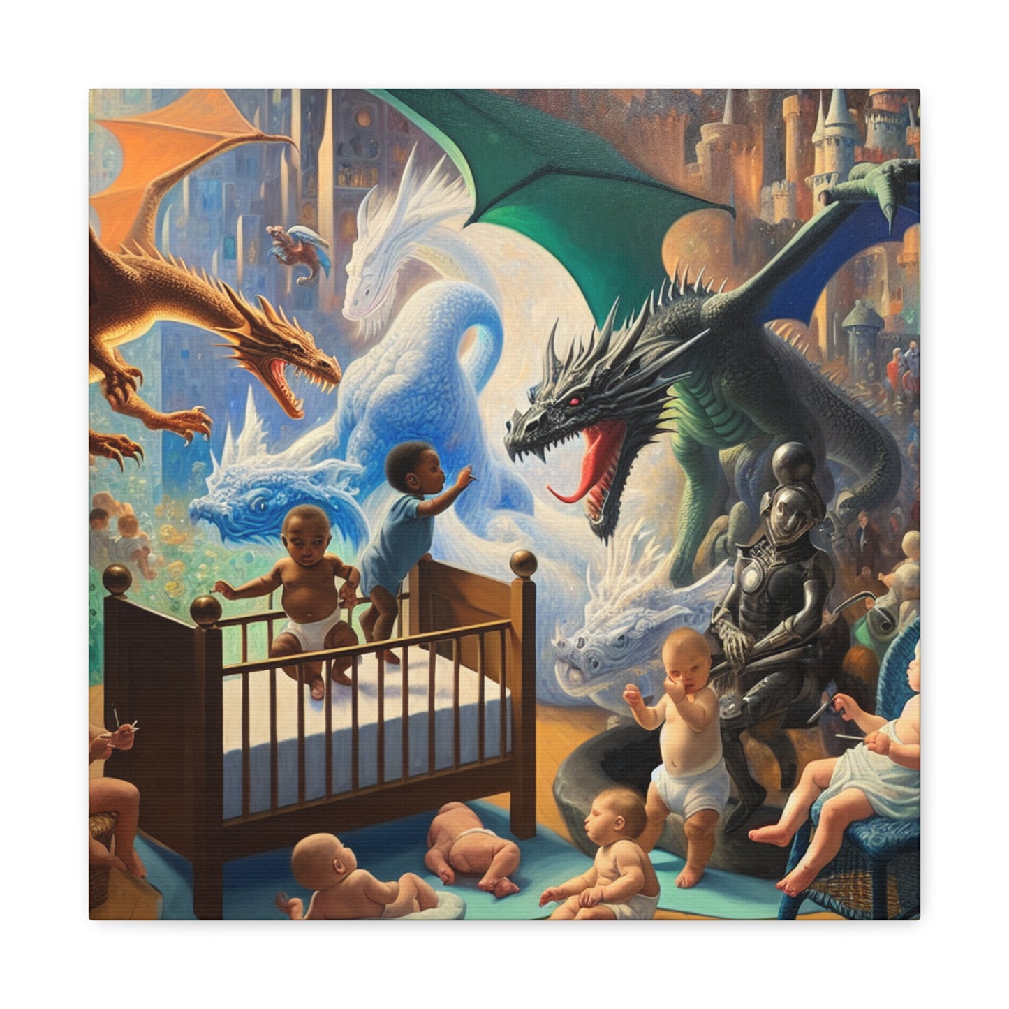 Dancing Dragon Dreams - Canvas