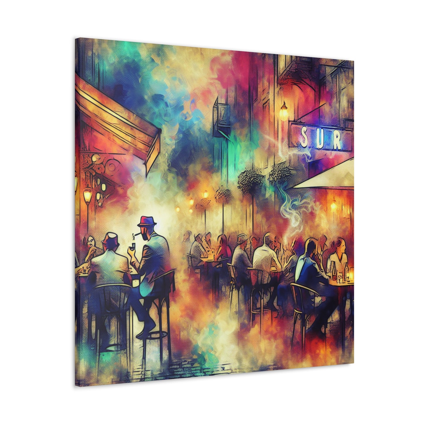 "The Hazy Jazz Joint" - Canvas