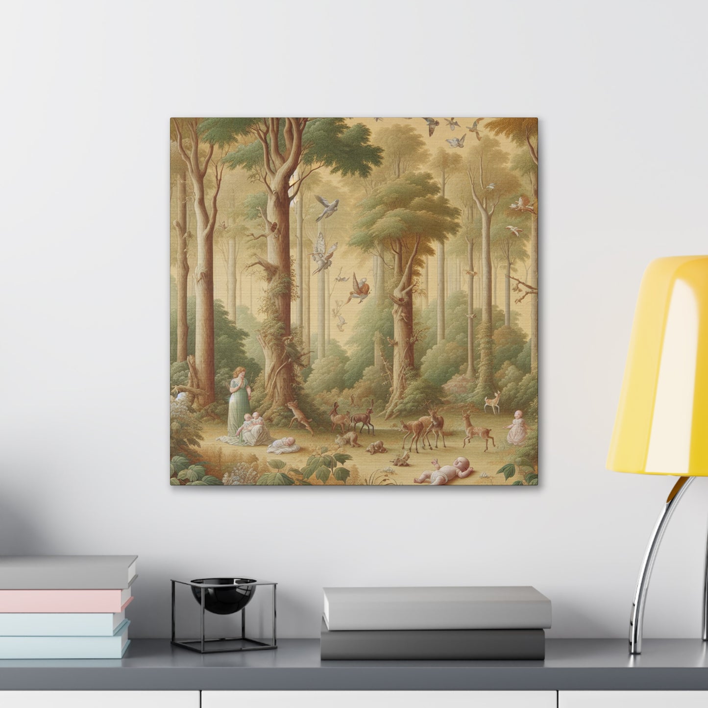 Whispering Woodland Haven - Canvas