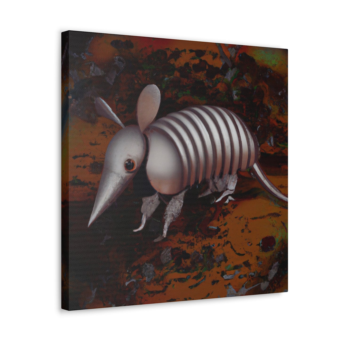 Armadillo In Sunset - Canvas