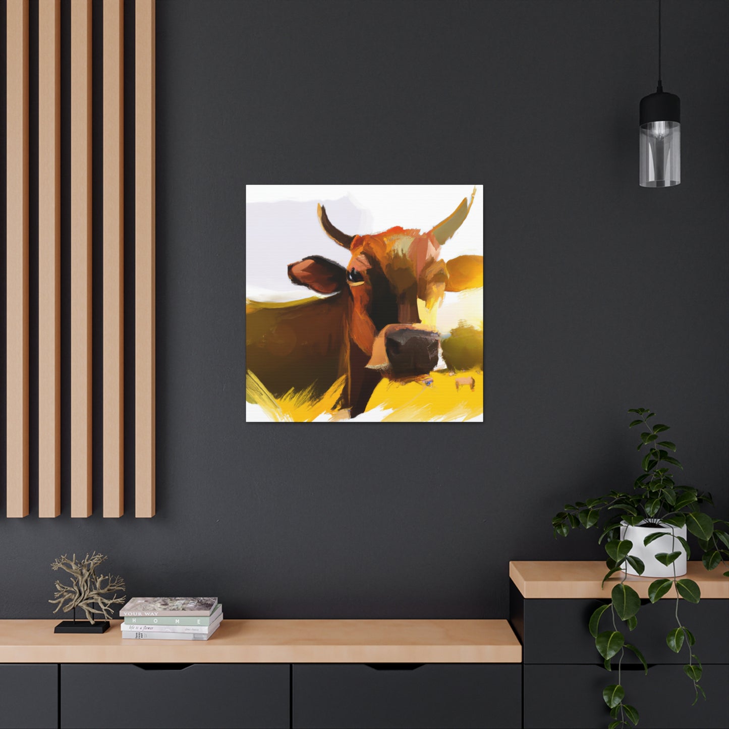 Pastoral Bovine Beauty - Canvas