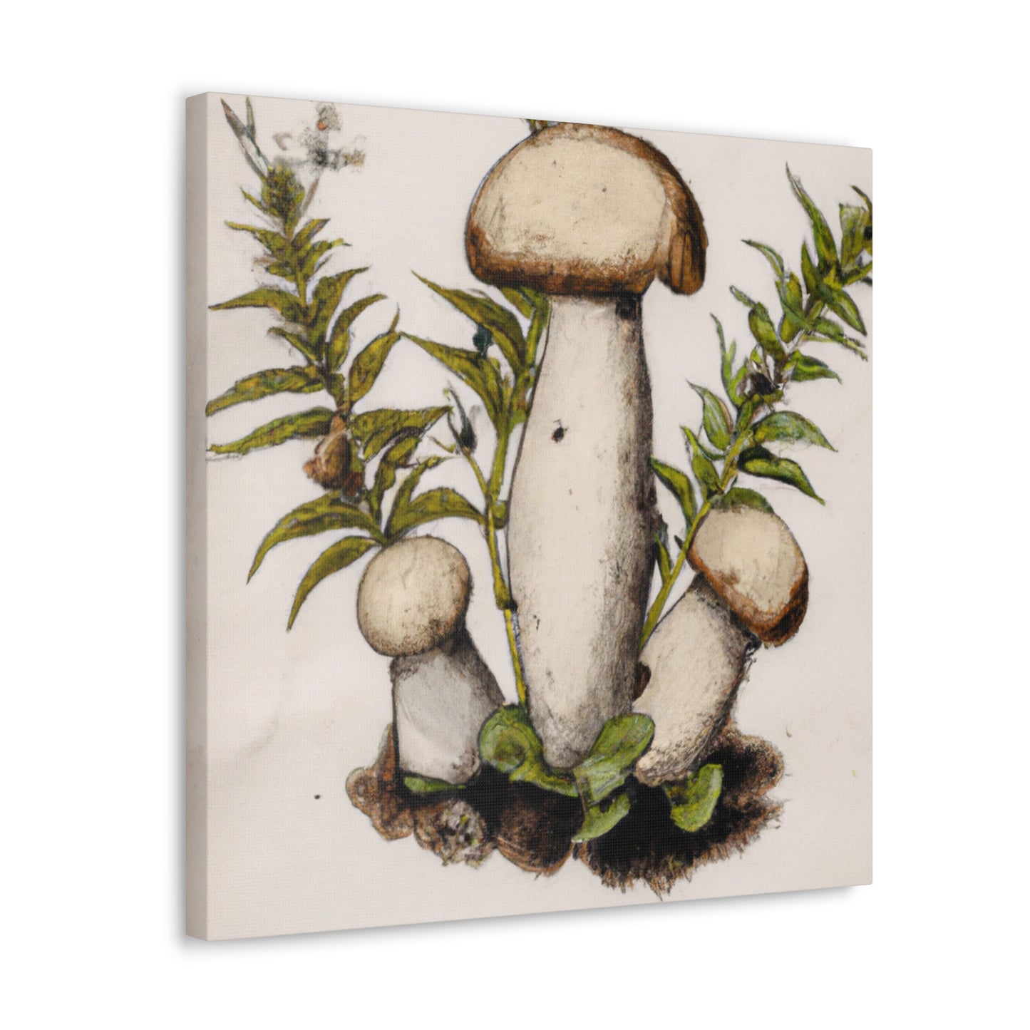 Majestic Porcini Feast - Canvas