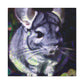 Chinchilla Under Moonlight - Canvas