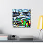 "Cars In Motion Painting" - Canvas