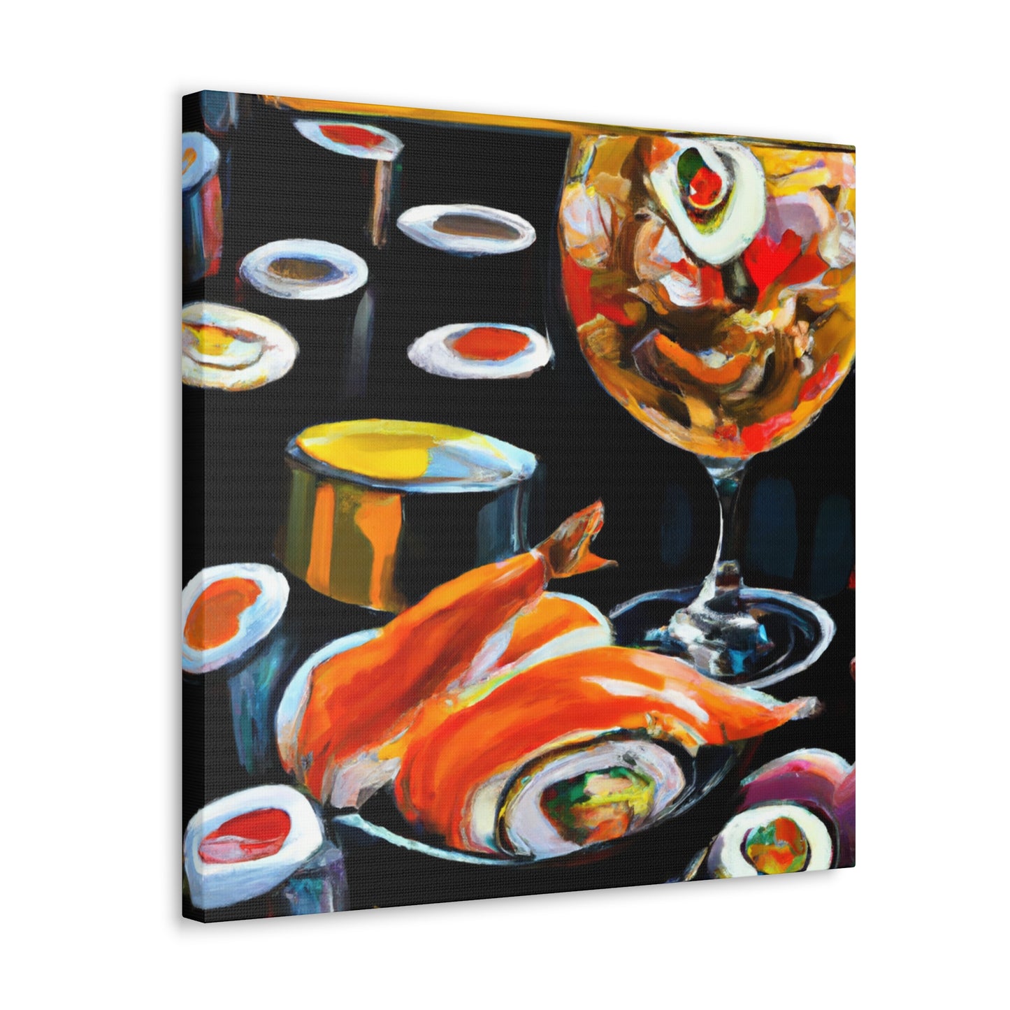 Sushi Through Tradition - Canvas