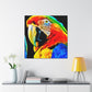 "Sky of Tropical Birds" - Canvas