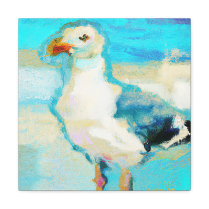 "Seagull In Flight" - Canvas