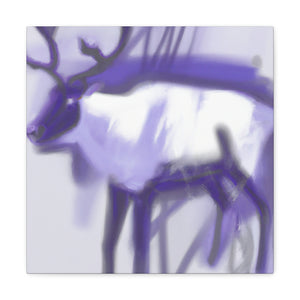 Reindeer in Expressionism - Canvas