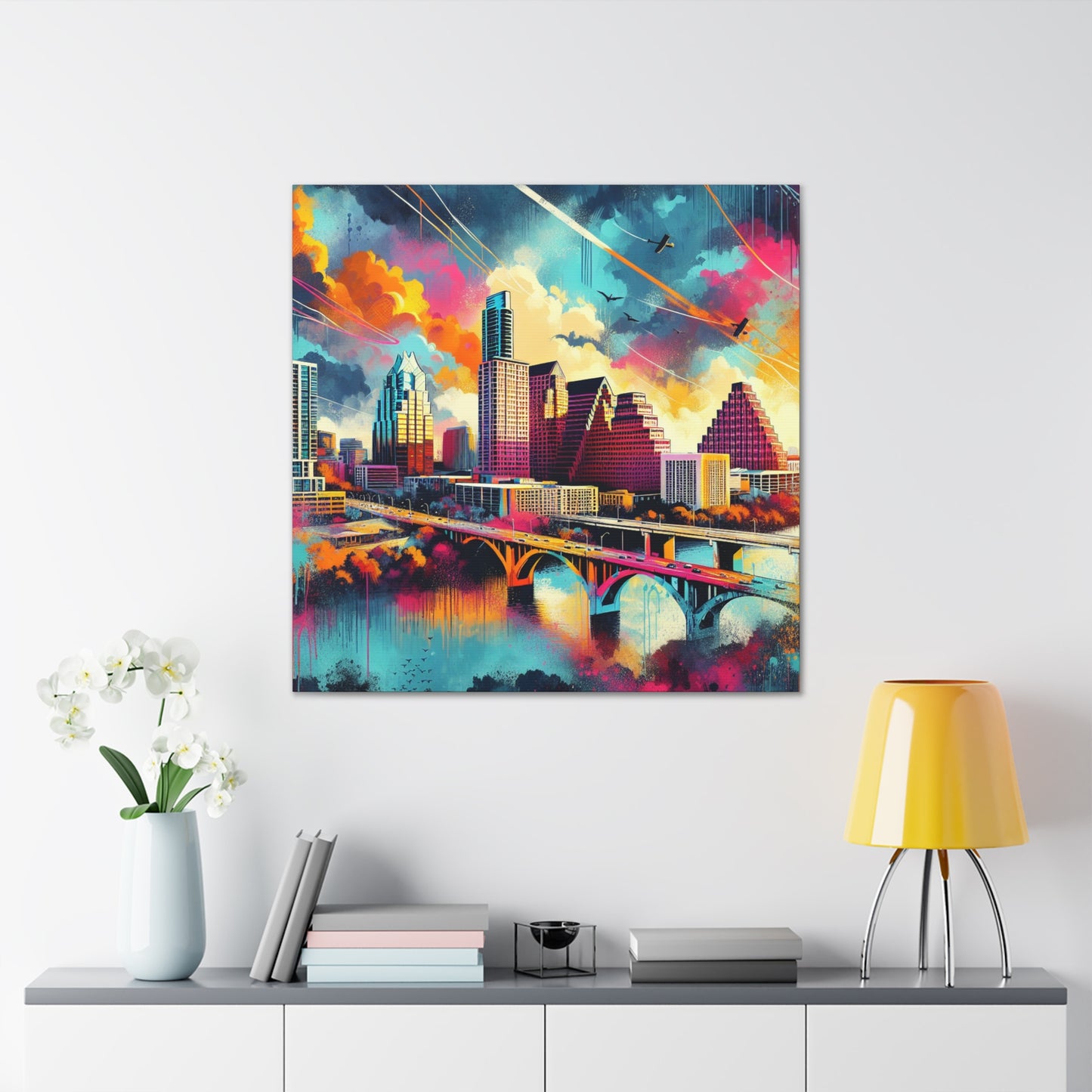 "Vivid Glimpses: Austintation" - Canvas