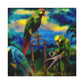 Amazon Parrot Dreams. - Canvas