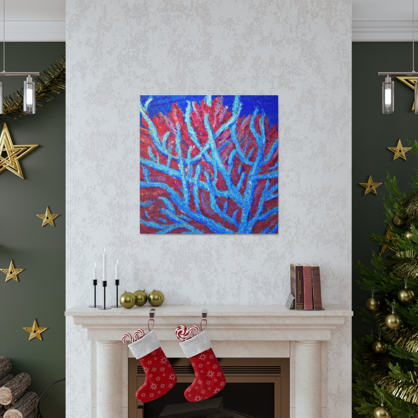 "Coral in Impressionism" - Canvas