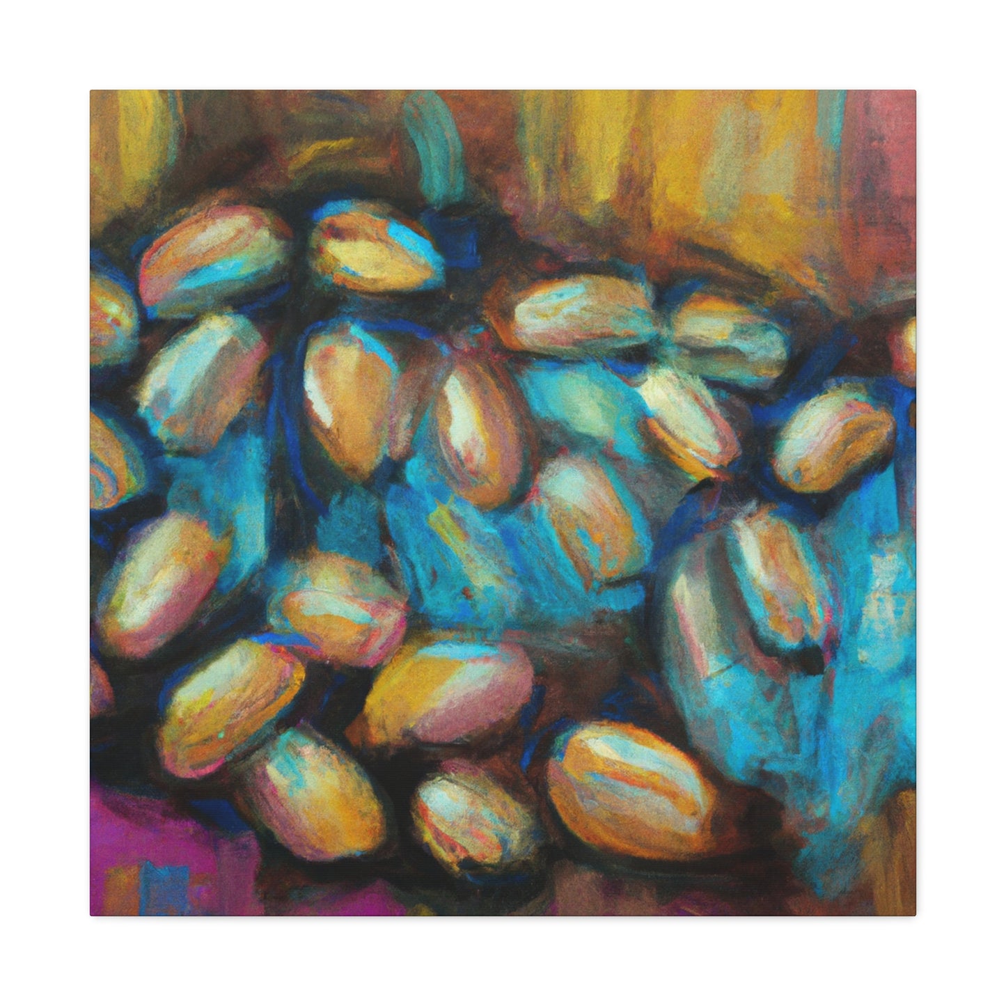 Coffee Beans in Fauve - Canvas