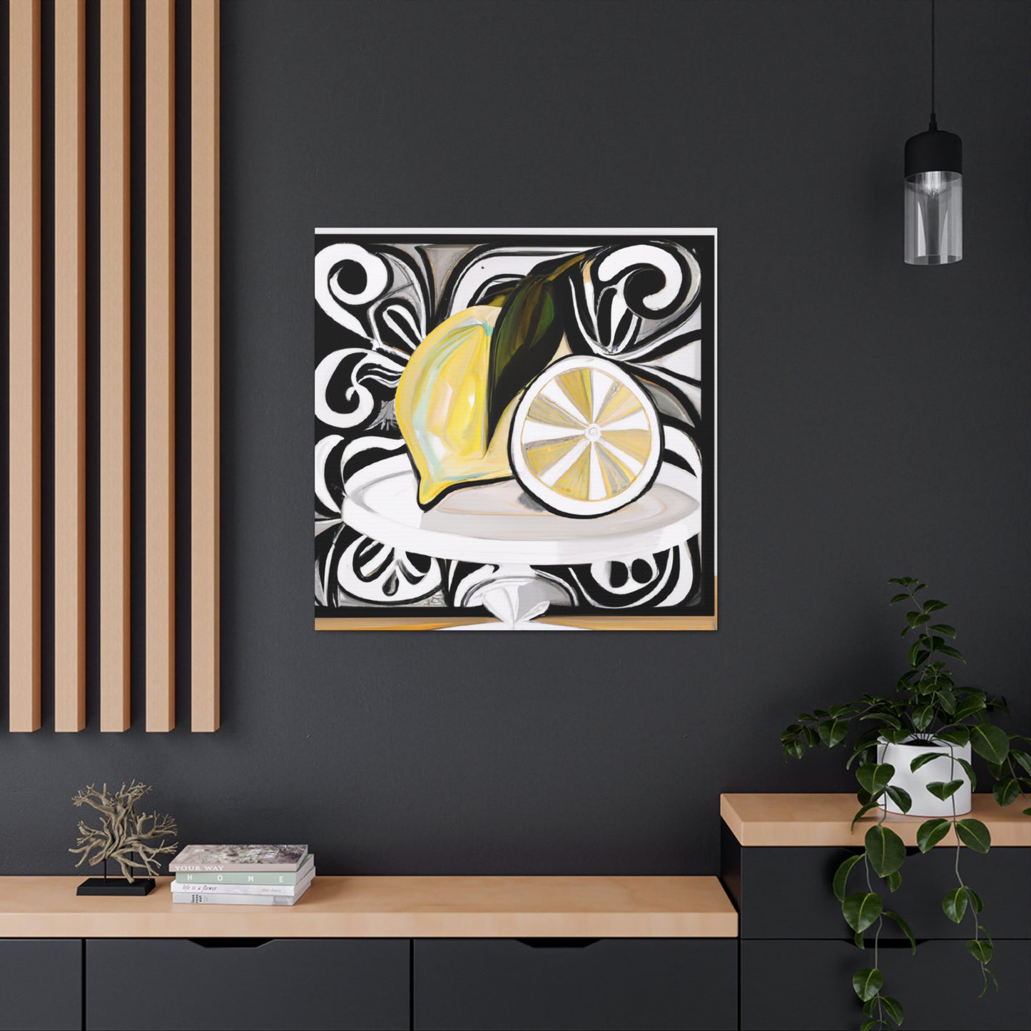 Lemon Floating Eden - Canvas