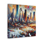 "Majestic Vistas of Houston" - Canvas