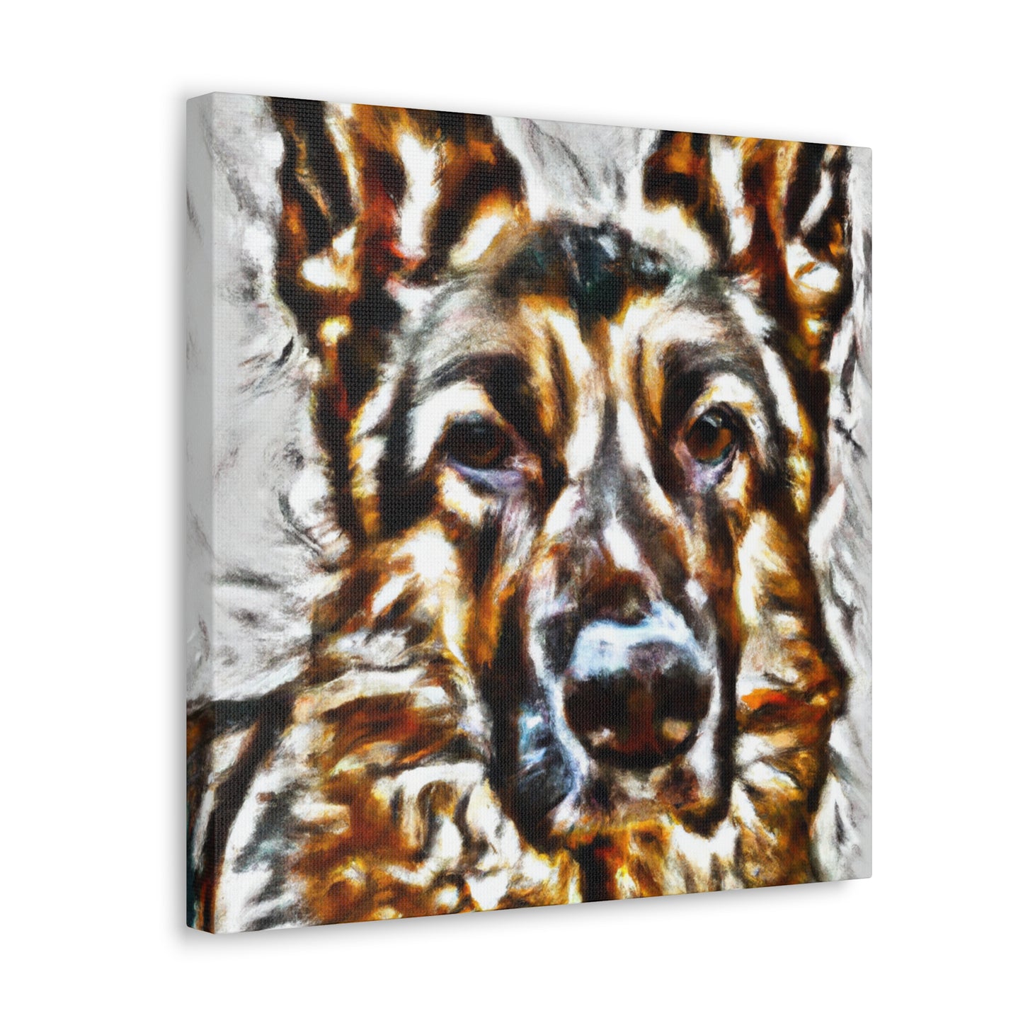 "Canine Guardian Sentinel" - Canvas