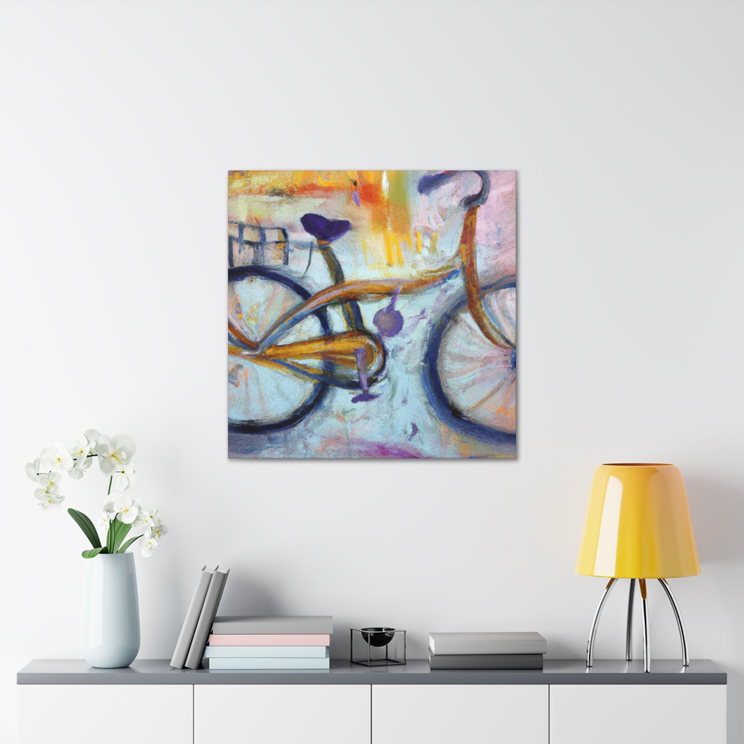 "Cycle of Freedom Wheels" - Canvas