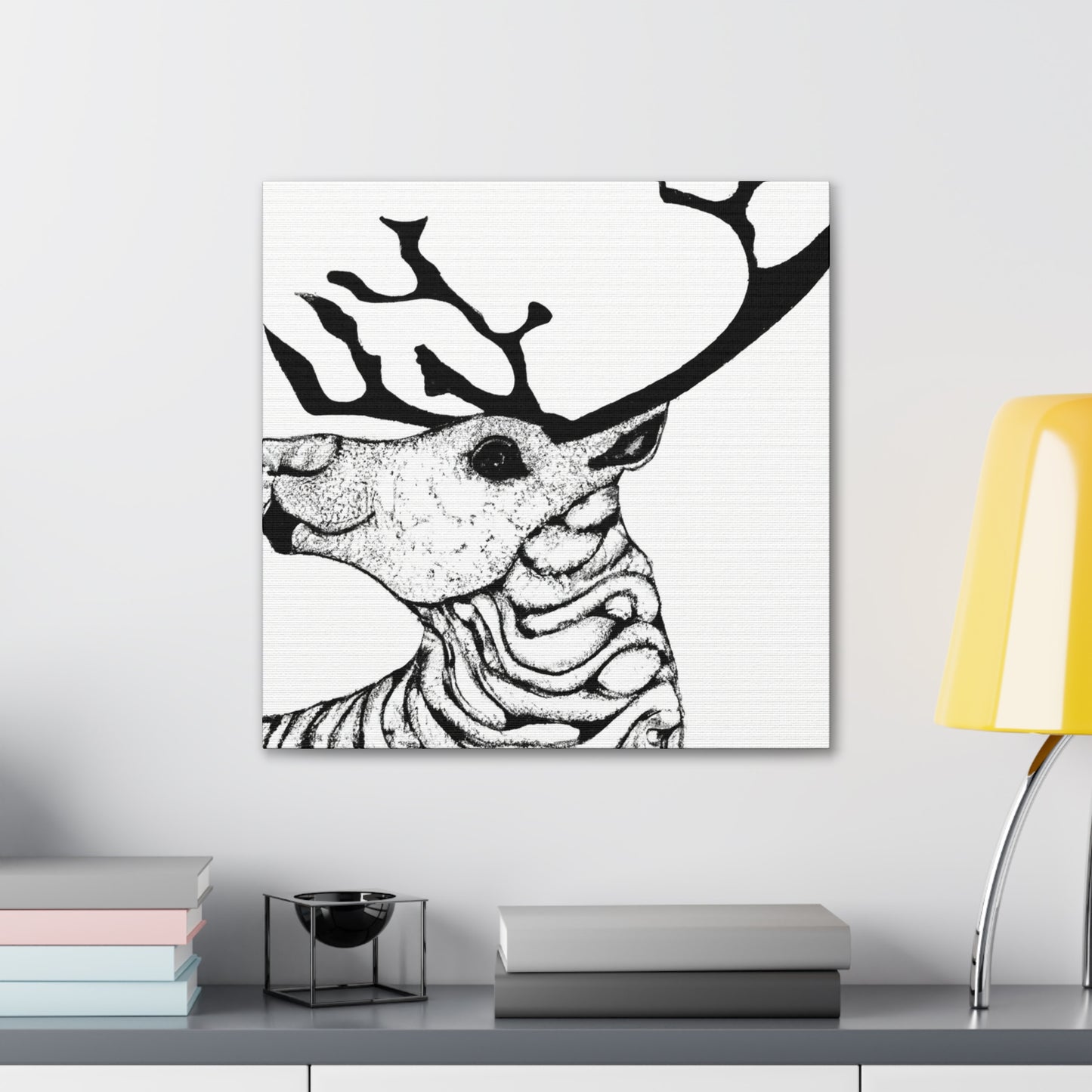 Reindeer in Dreamscape - Canvas