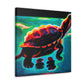 "Turtle of Art Deco" - Canvas