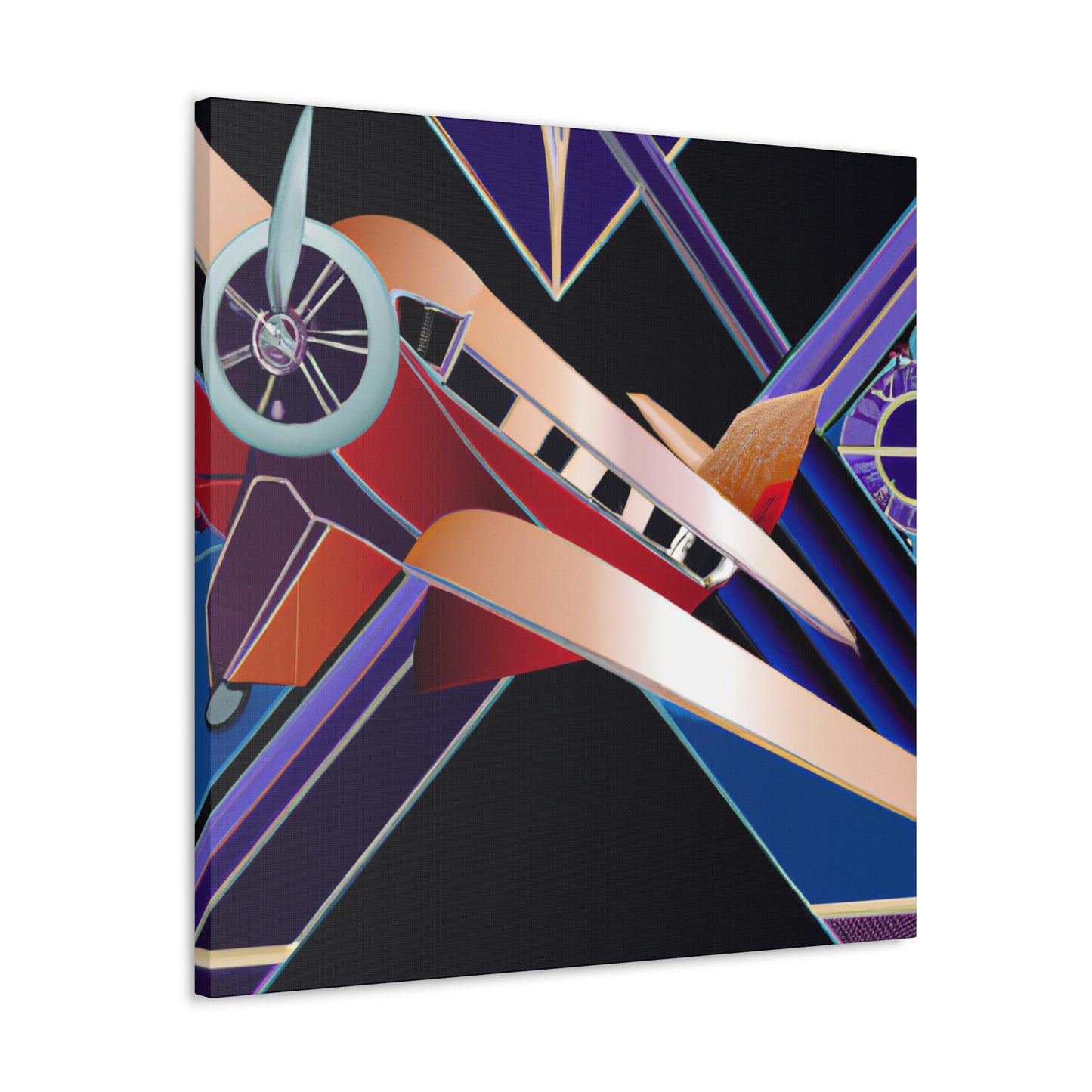 "Aviation's Art Deco" - Canvas