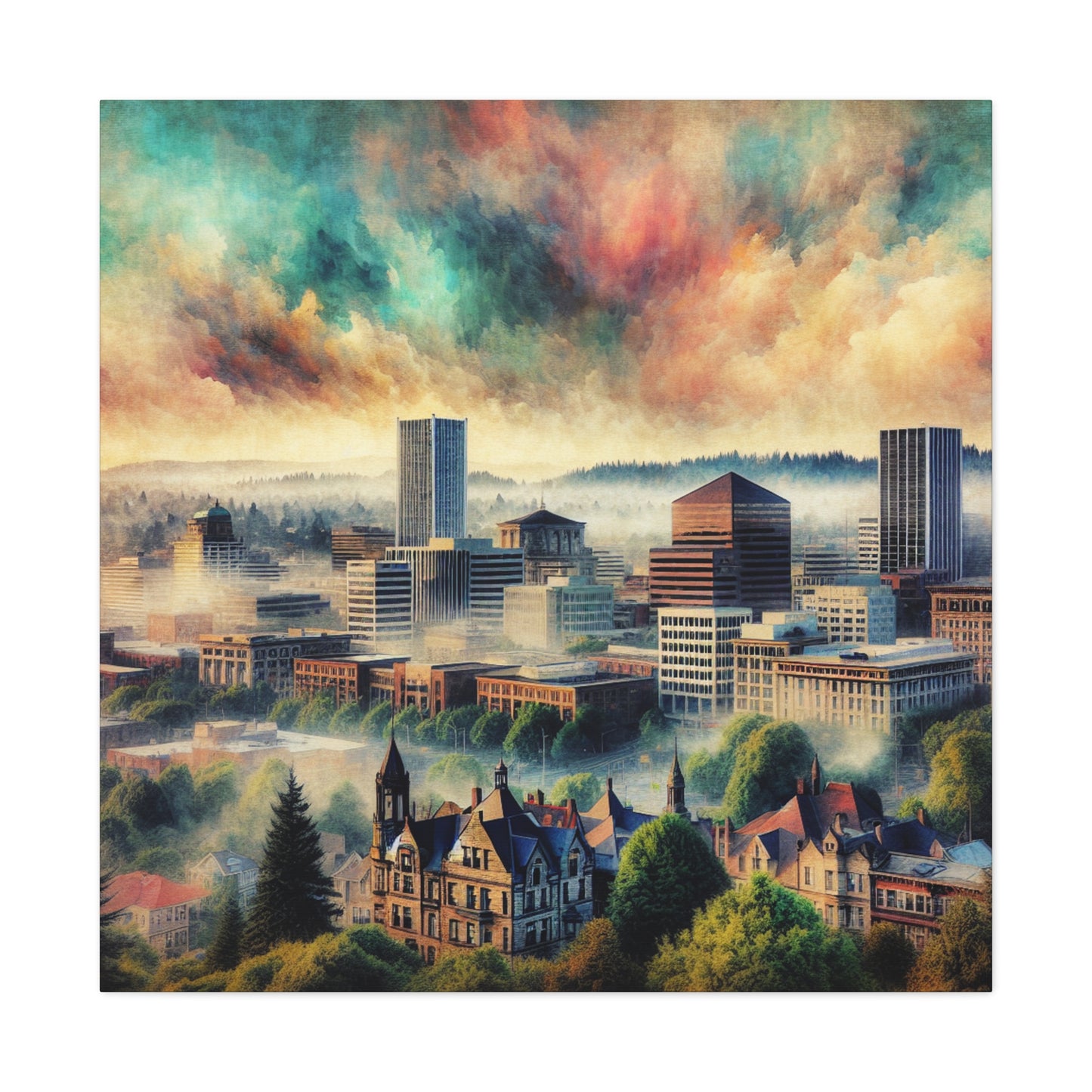 "Enchanting Portland: A Renaissance" - Canvas