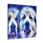 "Majesty of Great Pyrenees" - Canvas