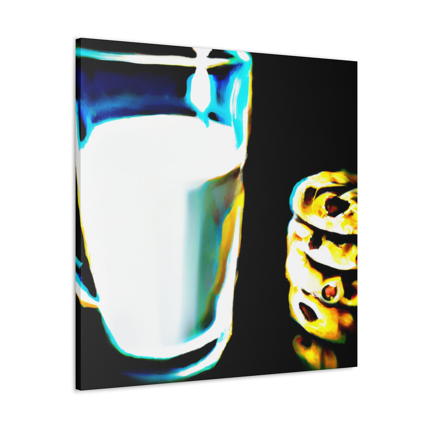 Milk and Cookie Treat - Canvas