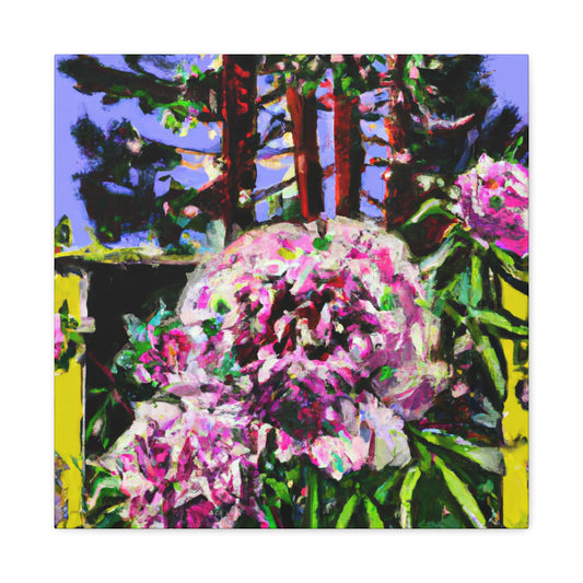 "Peonies in the Park" - Canvas