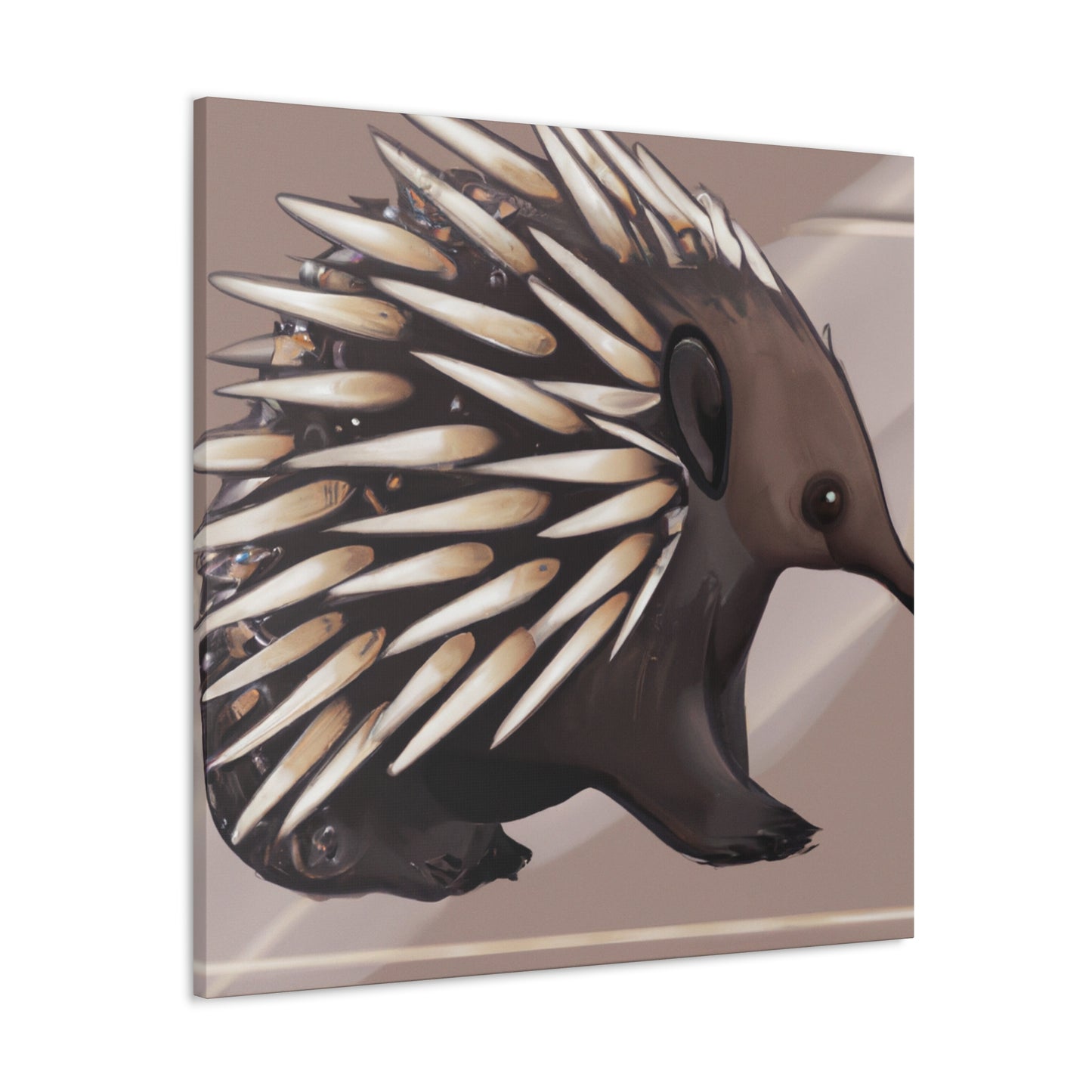 "Echidna in Art Deco" - Canvas